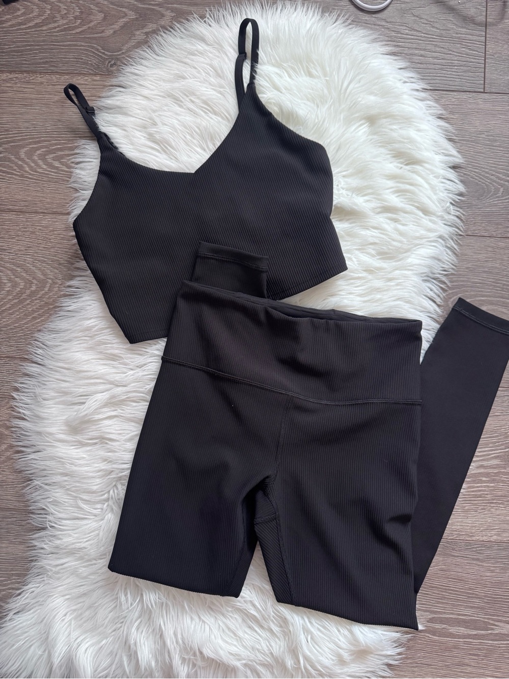 Athleta Elation Rib legging Tank Set - Picture 3 of 10